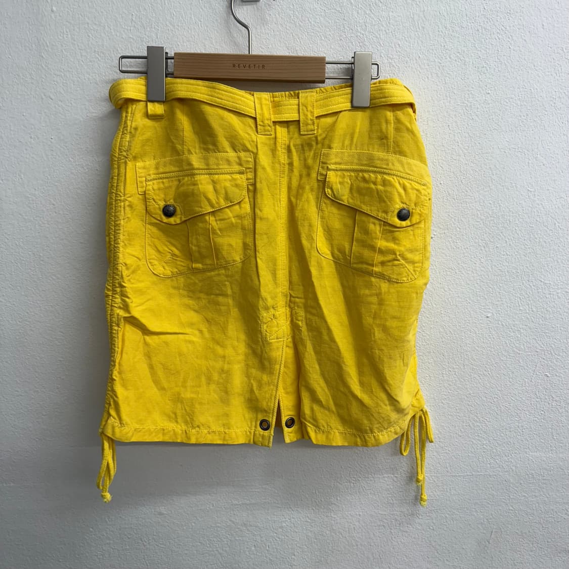 랄프로렌 옐로우 미니 스커트 카고 디테일 2 상품이미지3