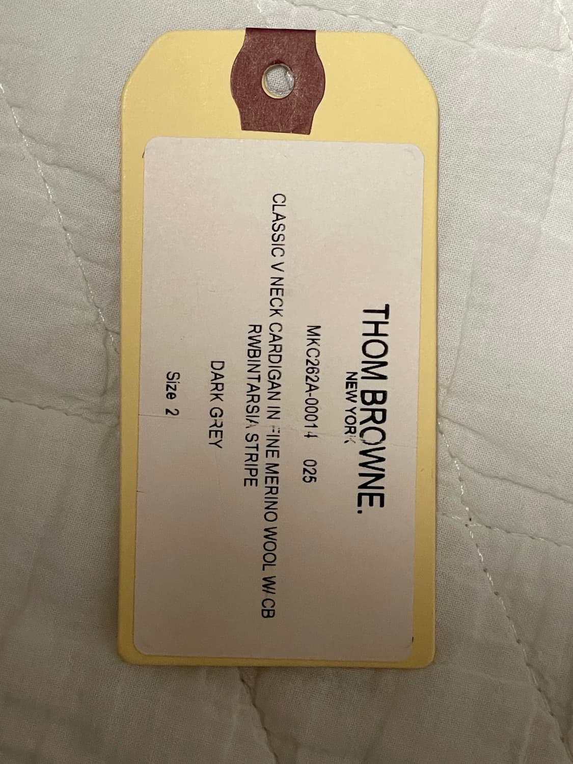 [정품] 톰브라운 백삼선 메리노울 가디건 2사이즈 상품이미지4