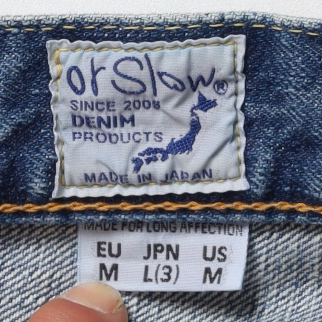 오어슬로우 Orslow Lot 105 Denim Pants
 상품이미지8