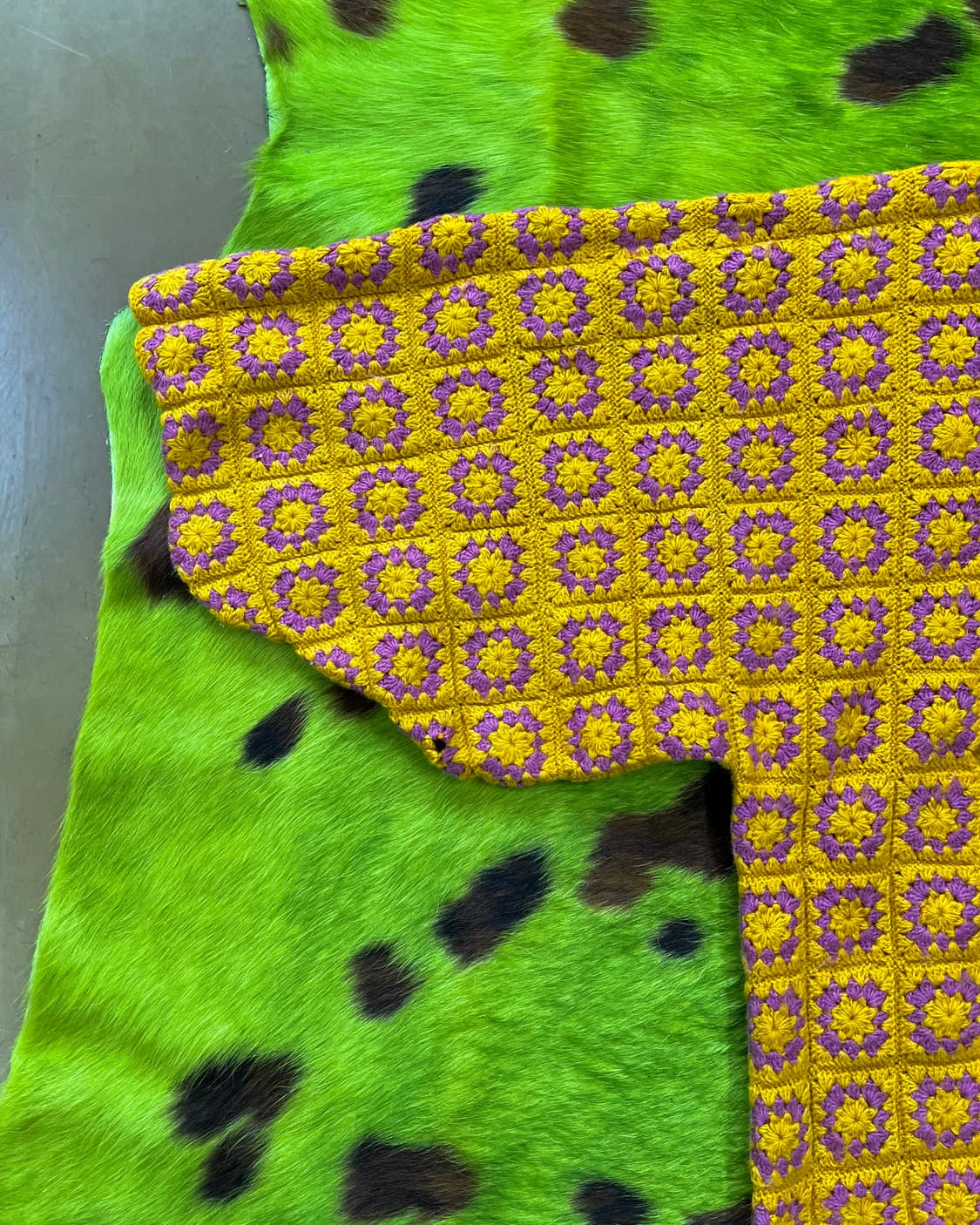 Japan Handmade Crochet Knit Cardigan 상품이미지5