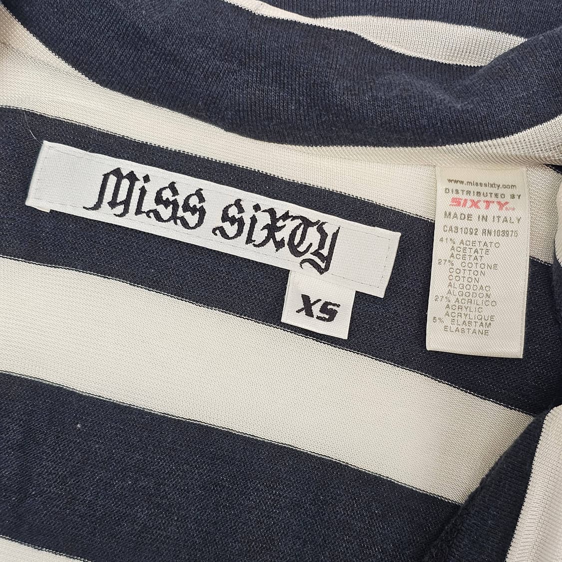 XS 미스식스티 스컬 스트라이프 탑 상품이미지6