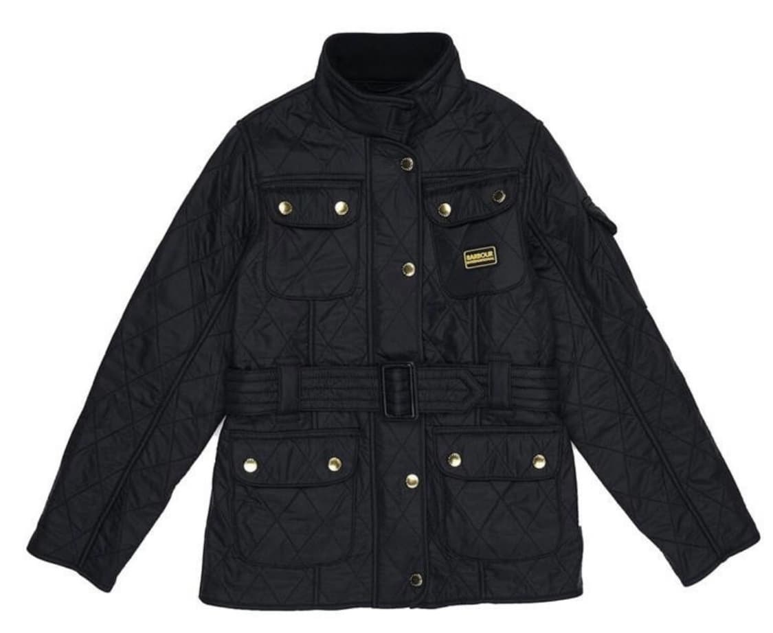 Barbour 인터내셔널 걸즈 폴라 퀼팅 자켓 상품이미지1