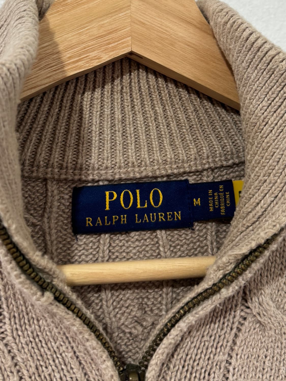 매장판 폴로 케이블 반집업 상품이미지5