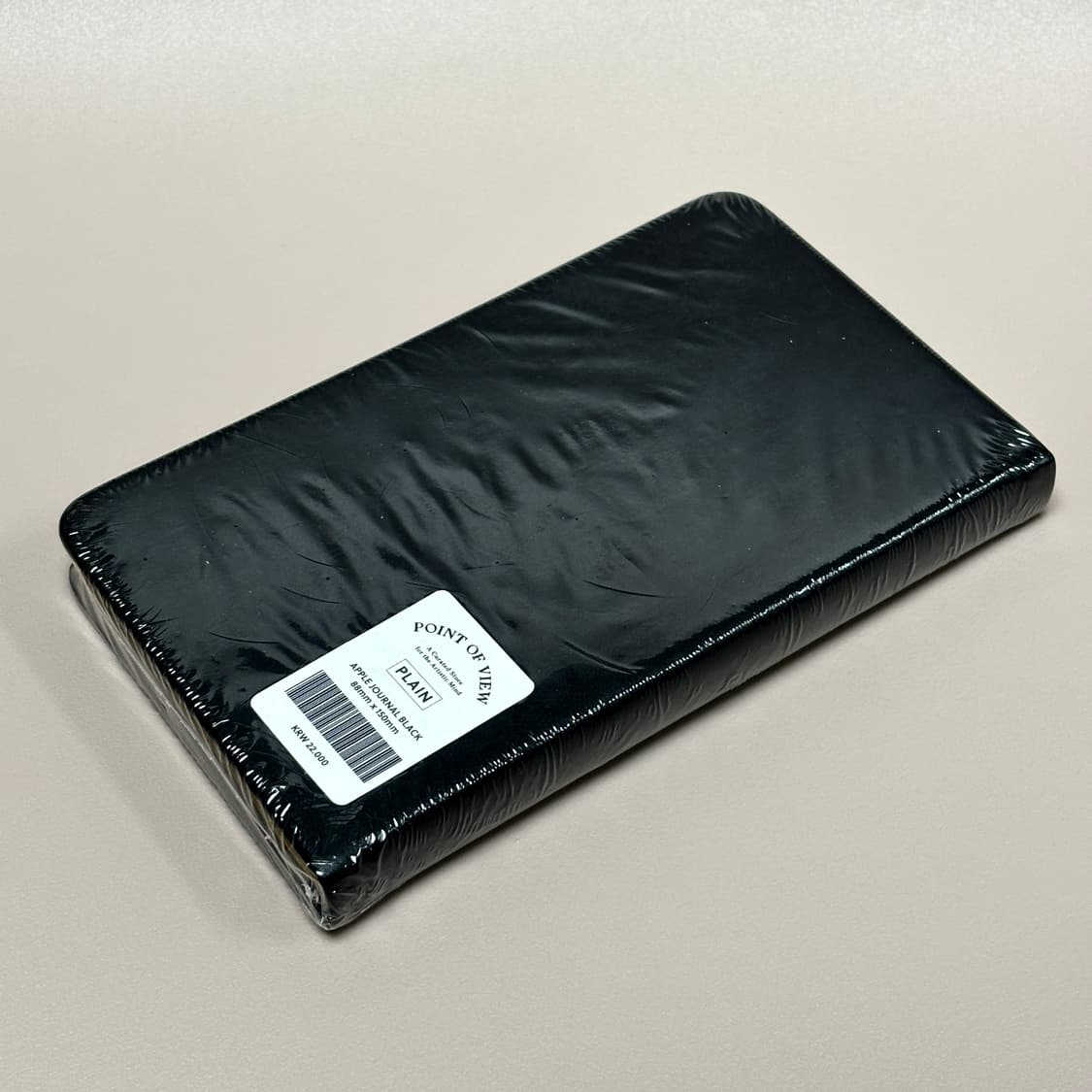 [새상품] 포인트오브뷰 노트 - 애플 저널 스몰 플레인 블랙 상품이미지6