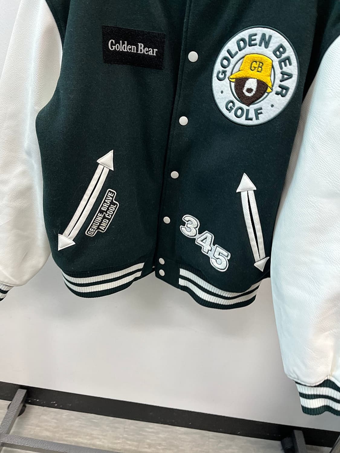 95) 골든베어 패치 바시티자켓  상품이미지3