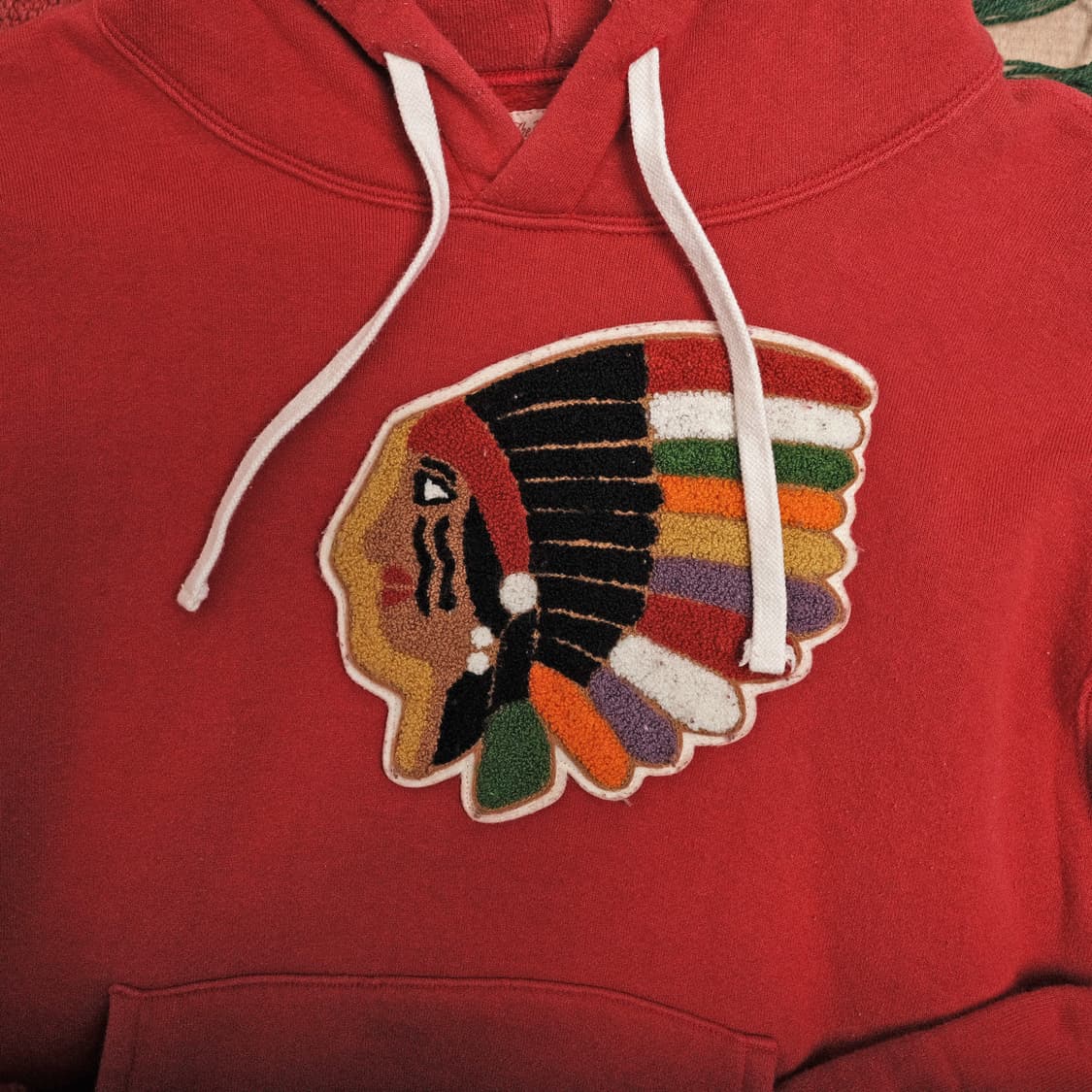 리얼맥코이 인디언 패치 헤비 스웻 후디 36사이즈 (추천 44-55) 상품이미지5