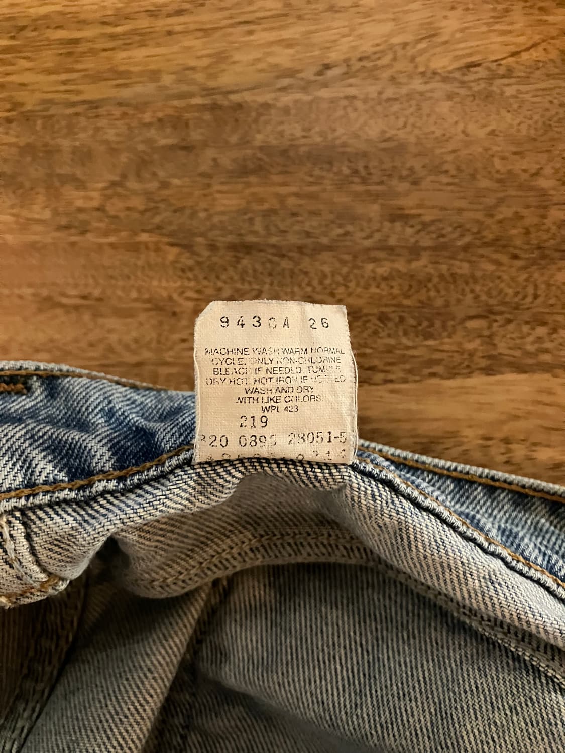 90s 빈티지 리바이스 505 데님 팬츠 상품이미지10