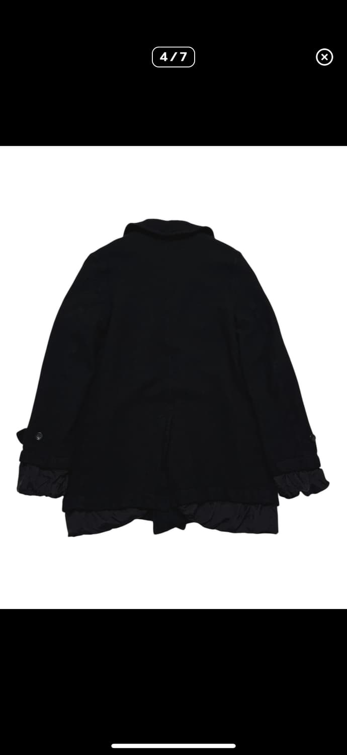 꼼데가르송 블랙 피코트 상품이미지4