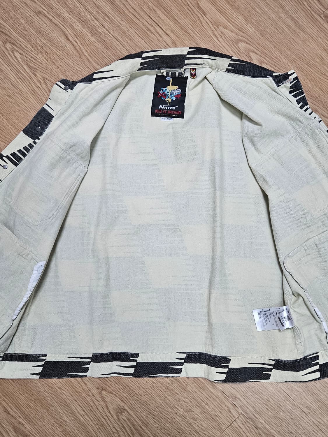 데우스엑스마키나 × 나이토 케이 트윌 체커 자켓 2XL 상품이미지6