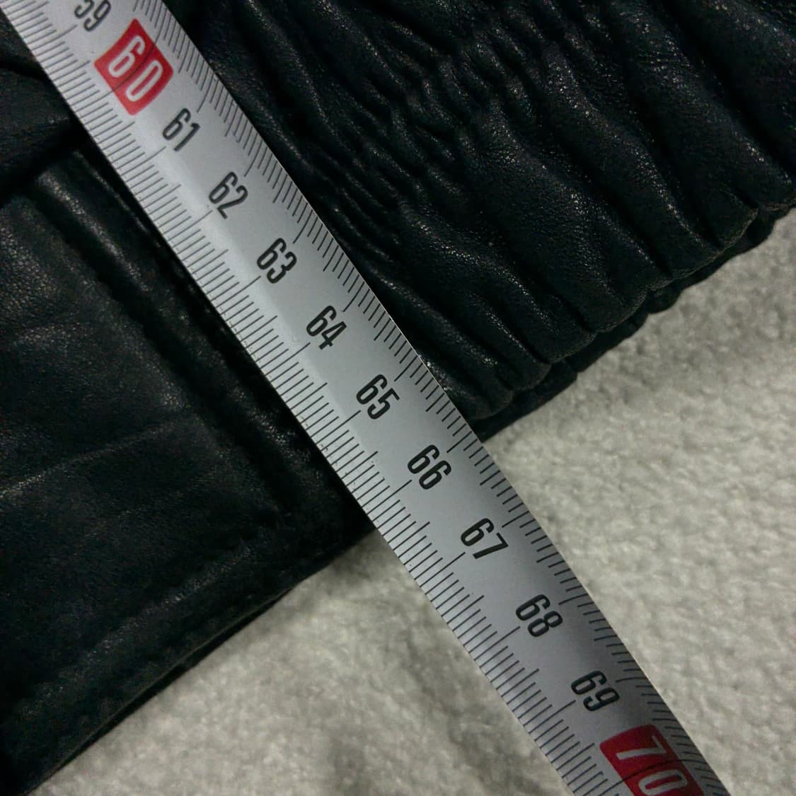 DONG MY 양가죽 블랙 봄버 자켓 XL 상품이미지5