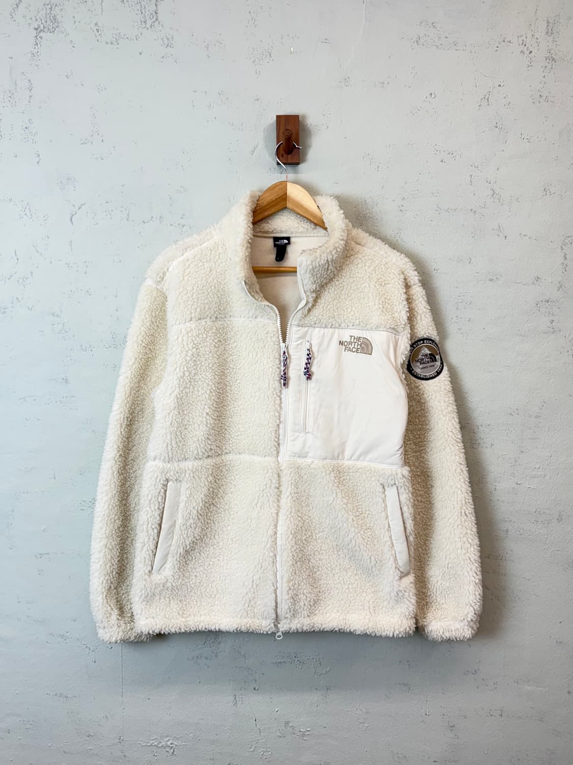 노스페이스 크림 화이트 후리스 자켓 상품이미지1