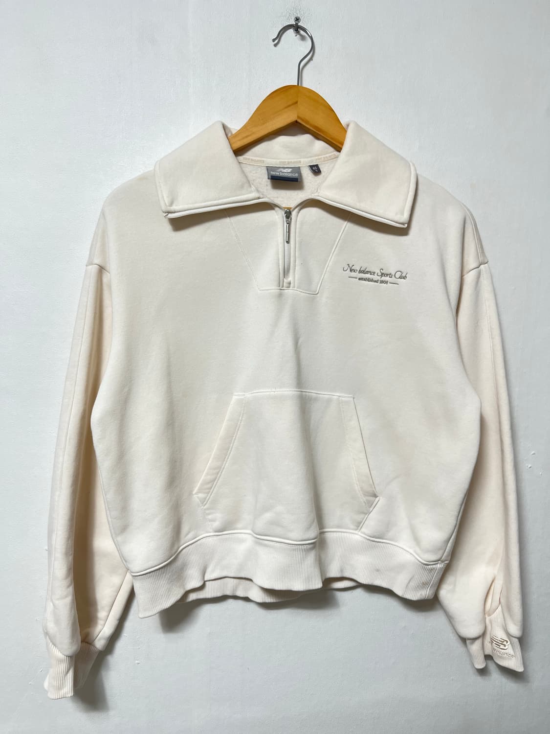 55-66 뉴발란스 반집업 루즈핏 맨투맨 정품 상품이미지1