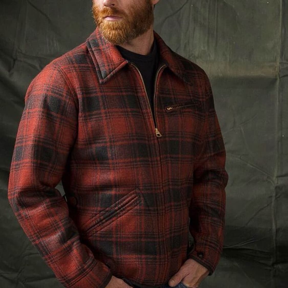 RRL / 30s 스포츠자켓 웨스턴 플리스 레드 / L 상품이미지1