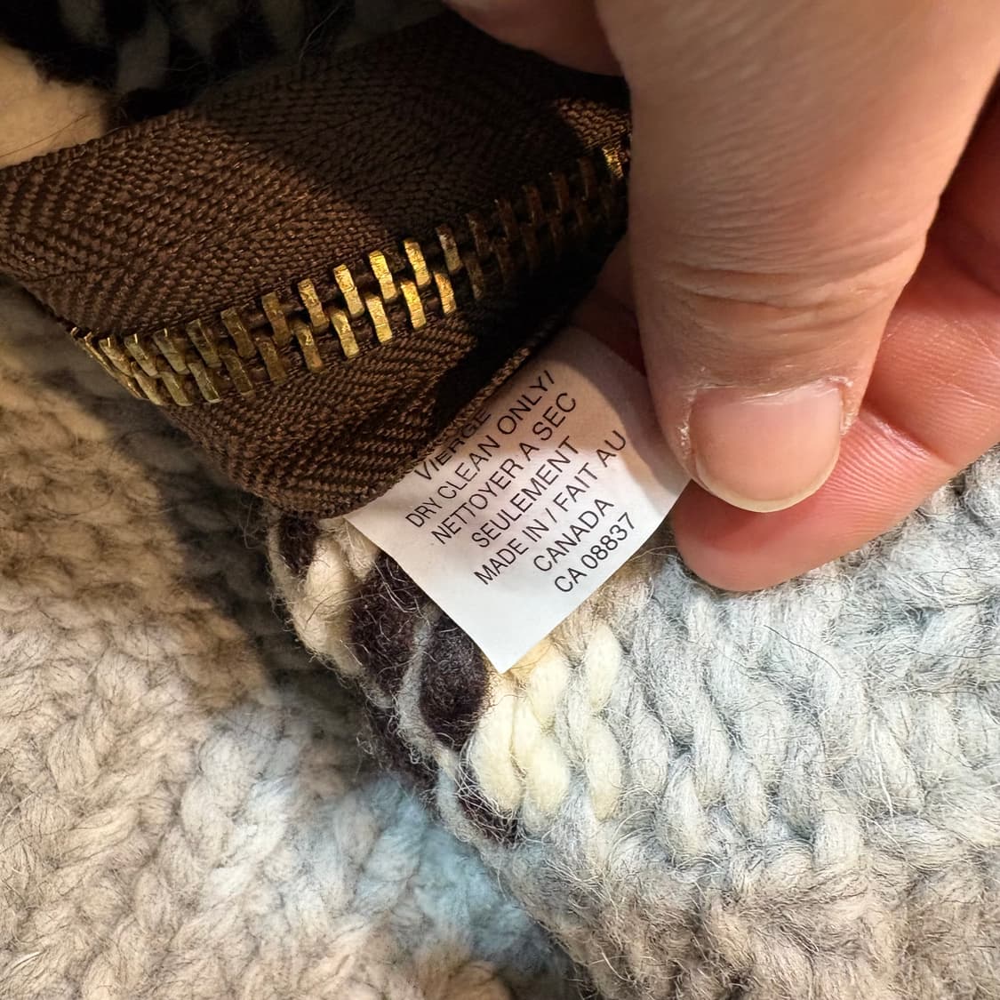 [M] KANATA 카나타 빈티지 캐나다 코위찬 스웨터  상품이미지7