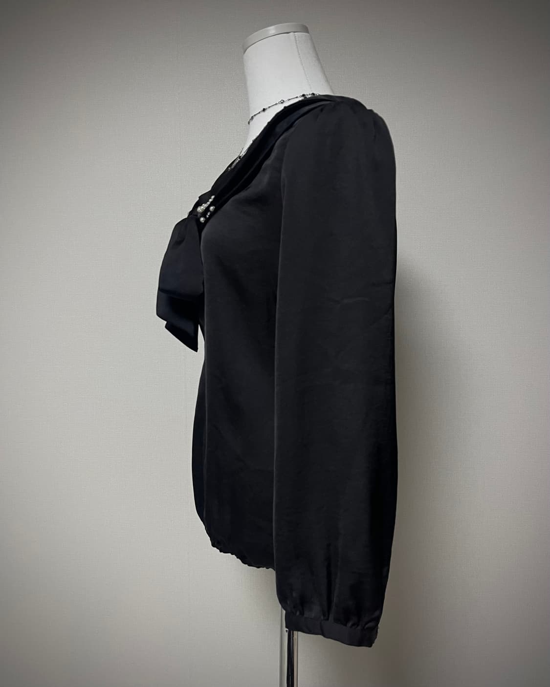 오네갸루 로맨틱 큐빅 리본탑 고스 고딕 상품이미지3