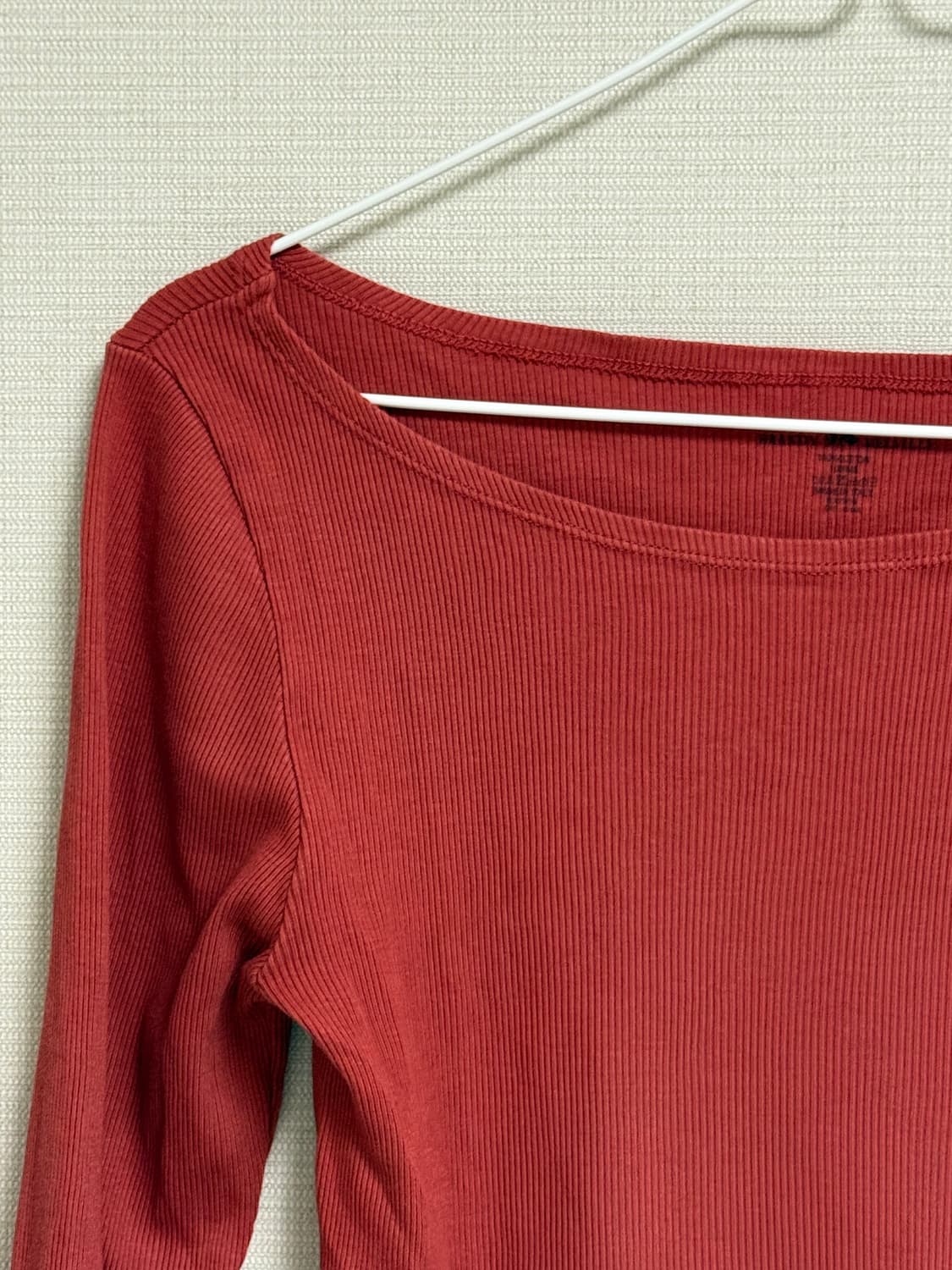 브랜디멜빌 7부 롱슬리브 레드 상품이미지3