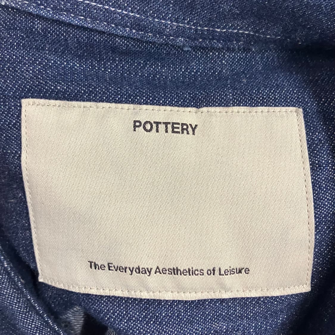 N74 포터리 데님 청셔츠 상품이미지3