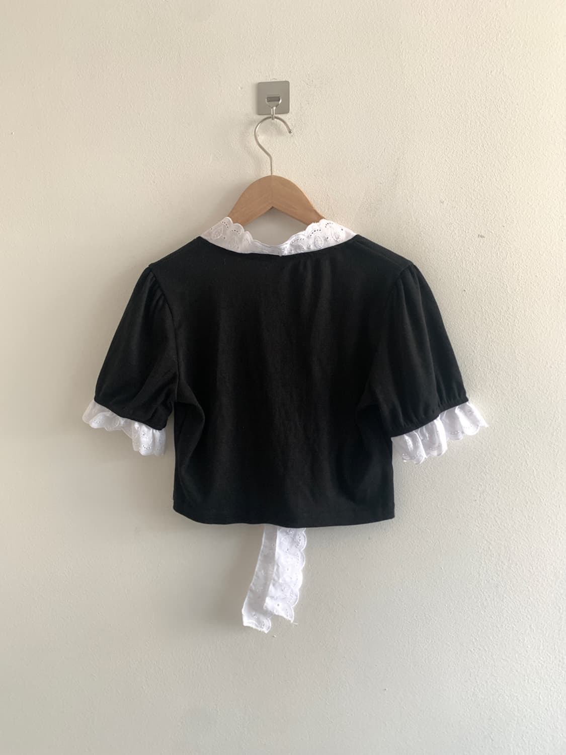 Lace tie blouse t 상품이미지7