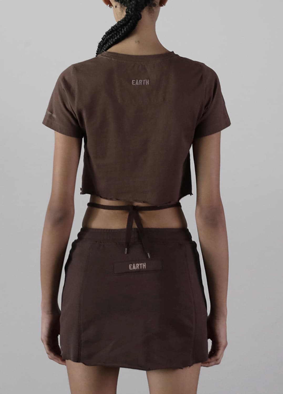 배드블러드 트레이닝 스커트 코코아 상품이미지2