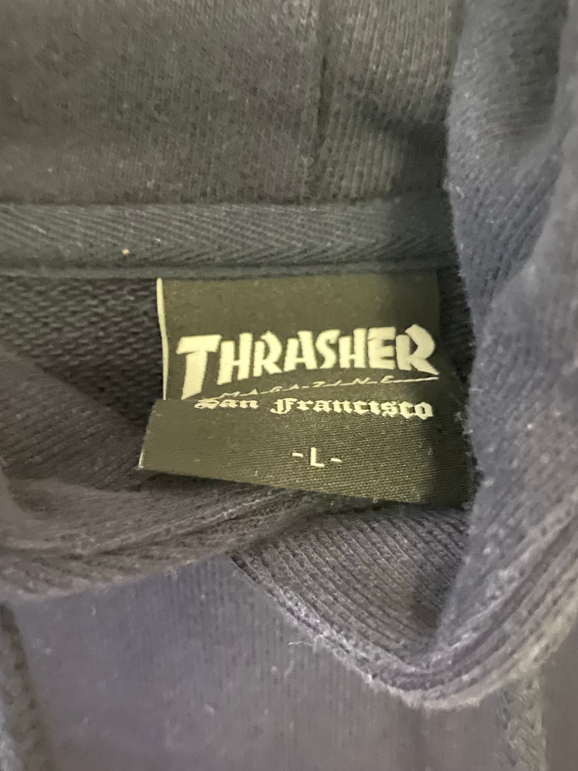 트래셔 후드티 네이비 상품이미지4