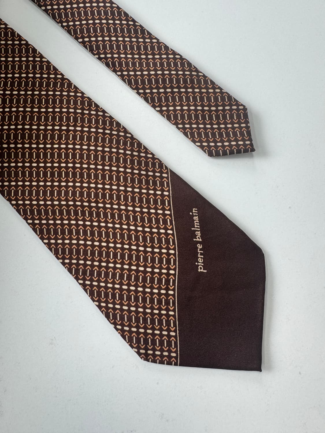 피에르 발망 (PIERRE BALMAIN) 실크 넥타이 8cm 상품이미지4