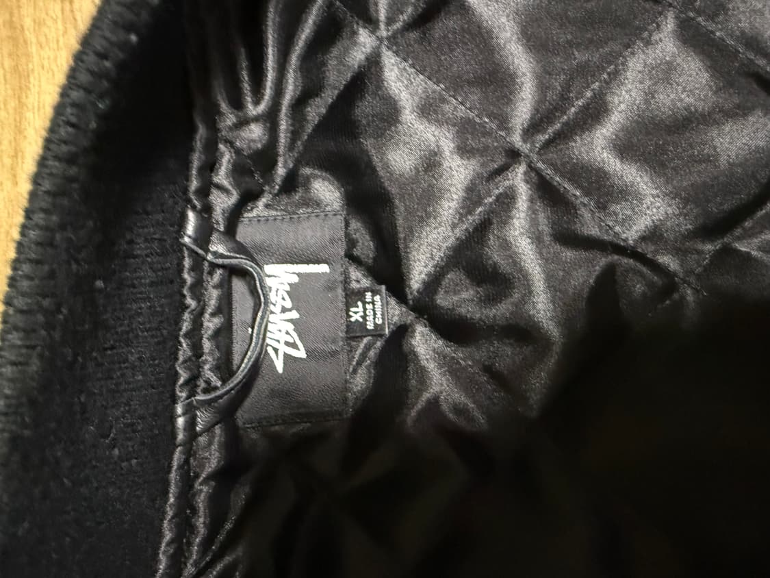 스투시 컴피티션 바시티 자켓 블랙 XL 상품이미지3