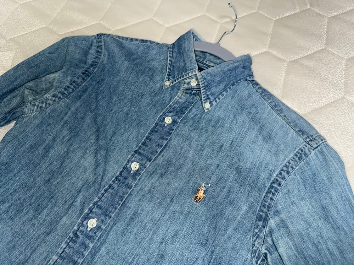 폴로 랄프로렌 빈티지 데님 셔츠 상품이미지1