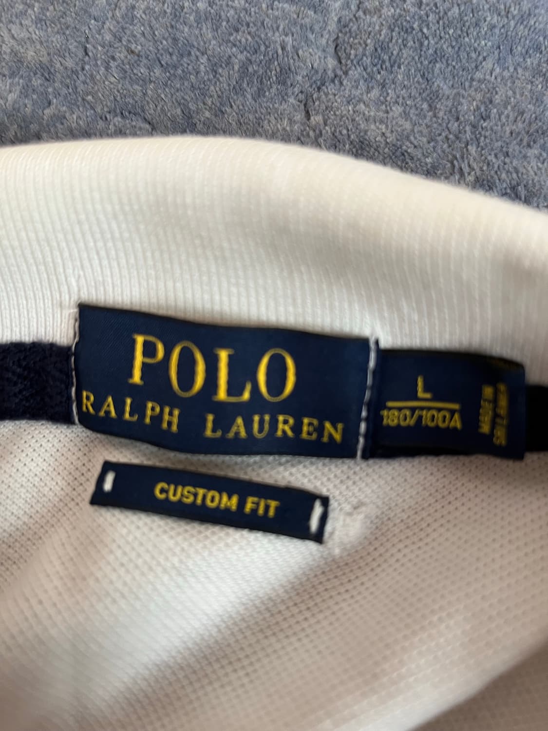 폴로 S 빅포니 카라 롱슬리브 화이트 판매합니다 상품이미지5