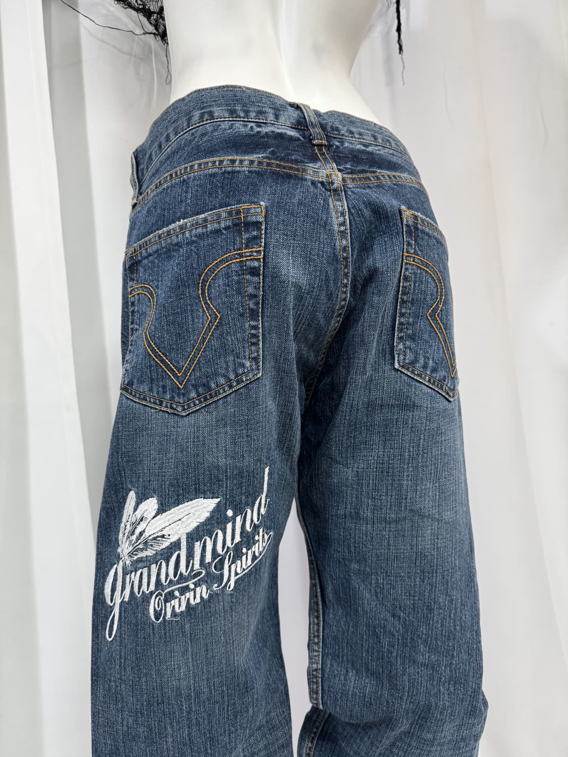 printing denim pants 상품이미지5