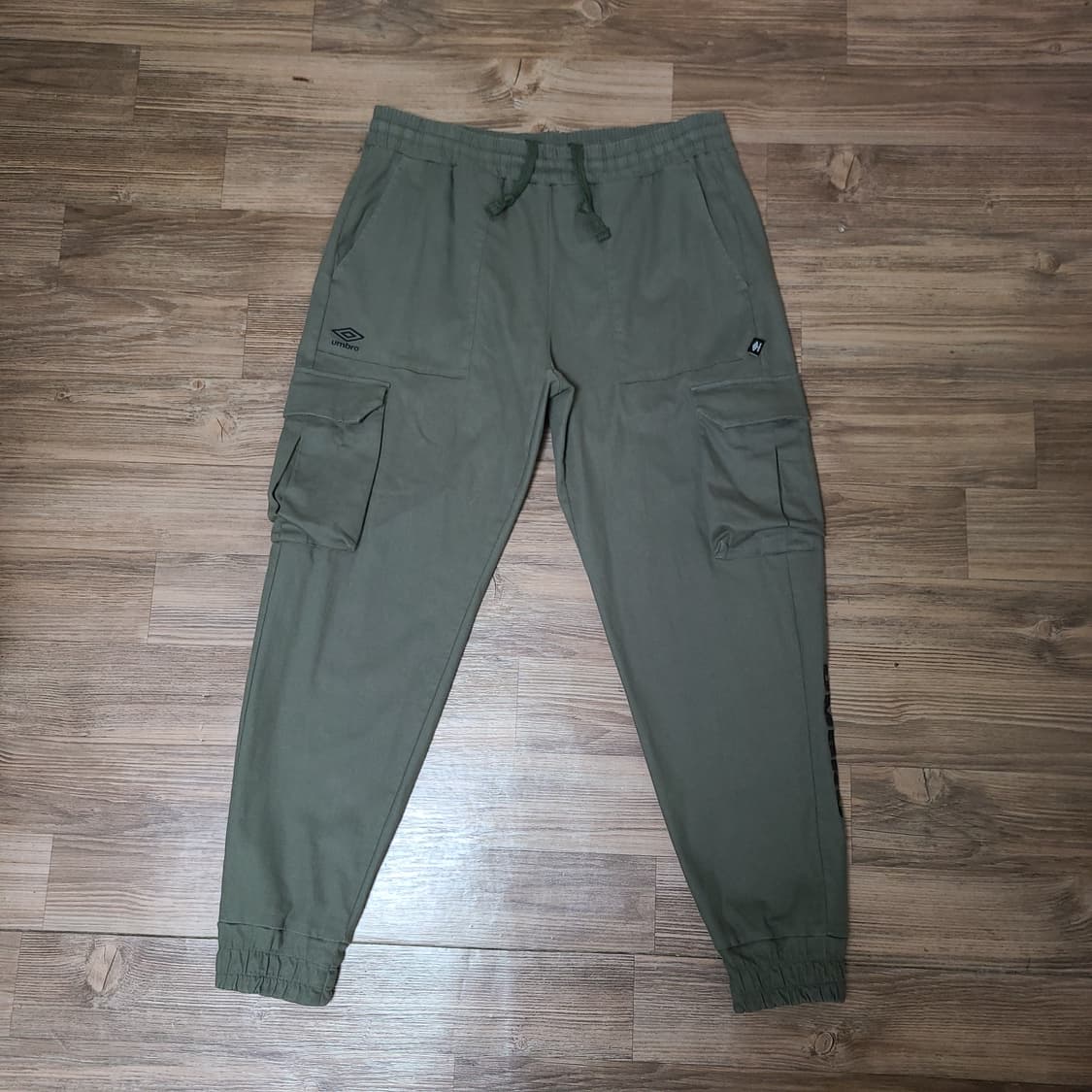 (XL) 엄브로 봄가을 카키 카고 조거 팬츠 바지 상품이미지1