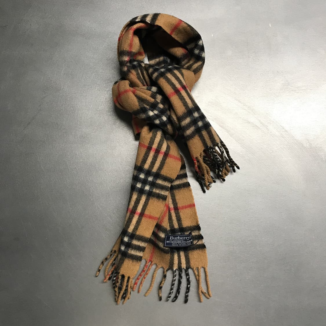 버버리 정품 캐시미어/램스울 머플러 베이지 상품이미지1