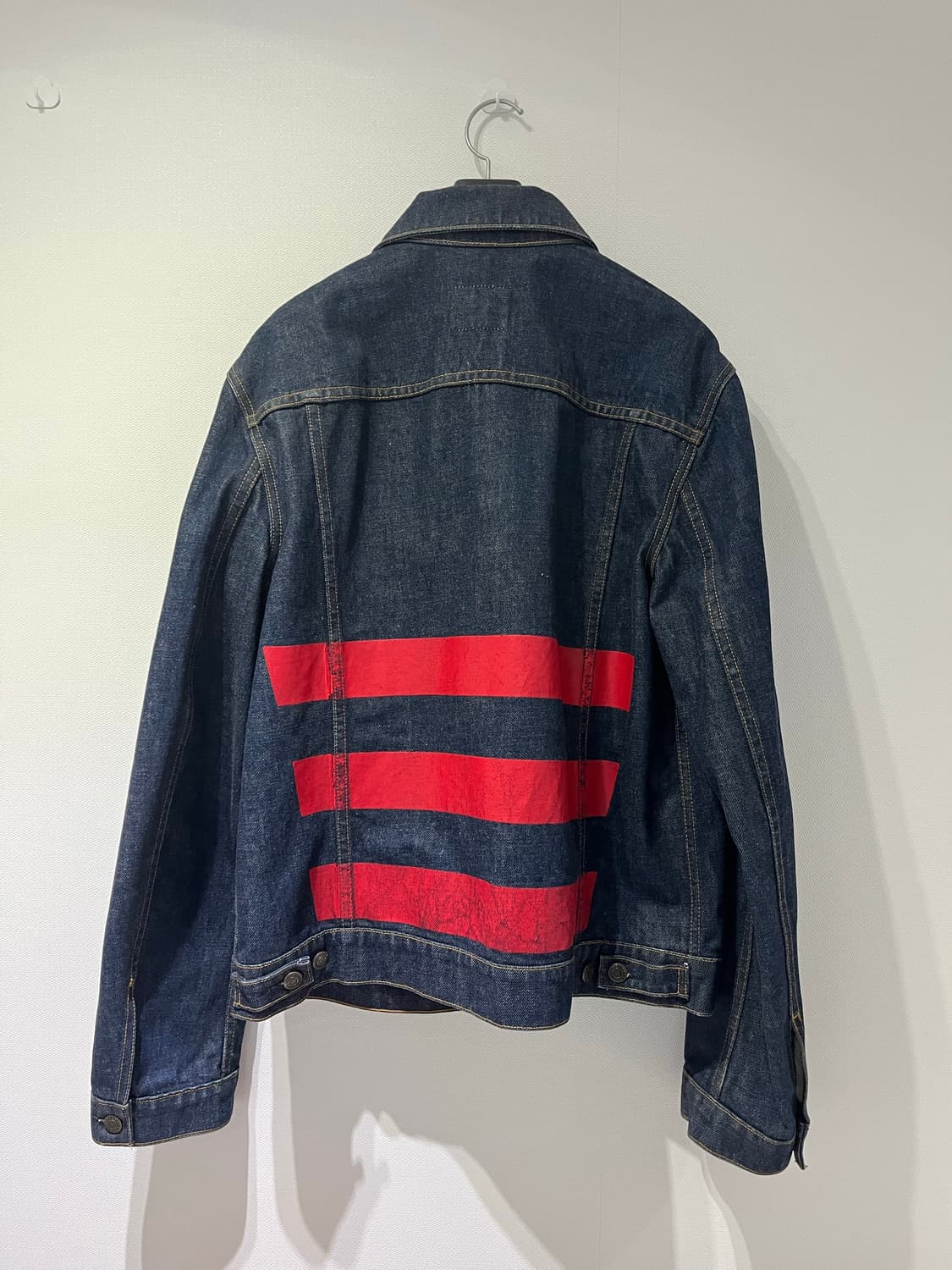 헬무트랭 1997 리에디션 스트라이프 데님 자켓 상품이미지3