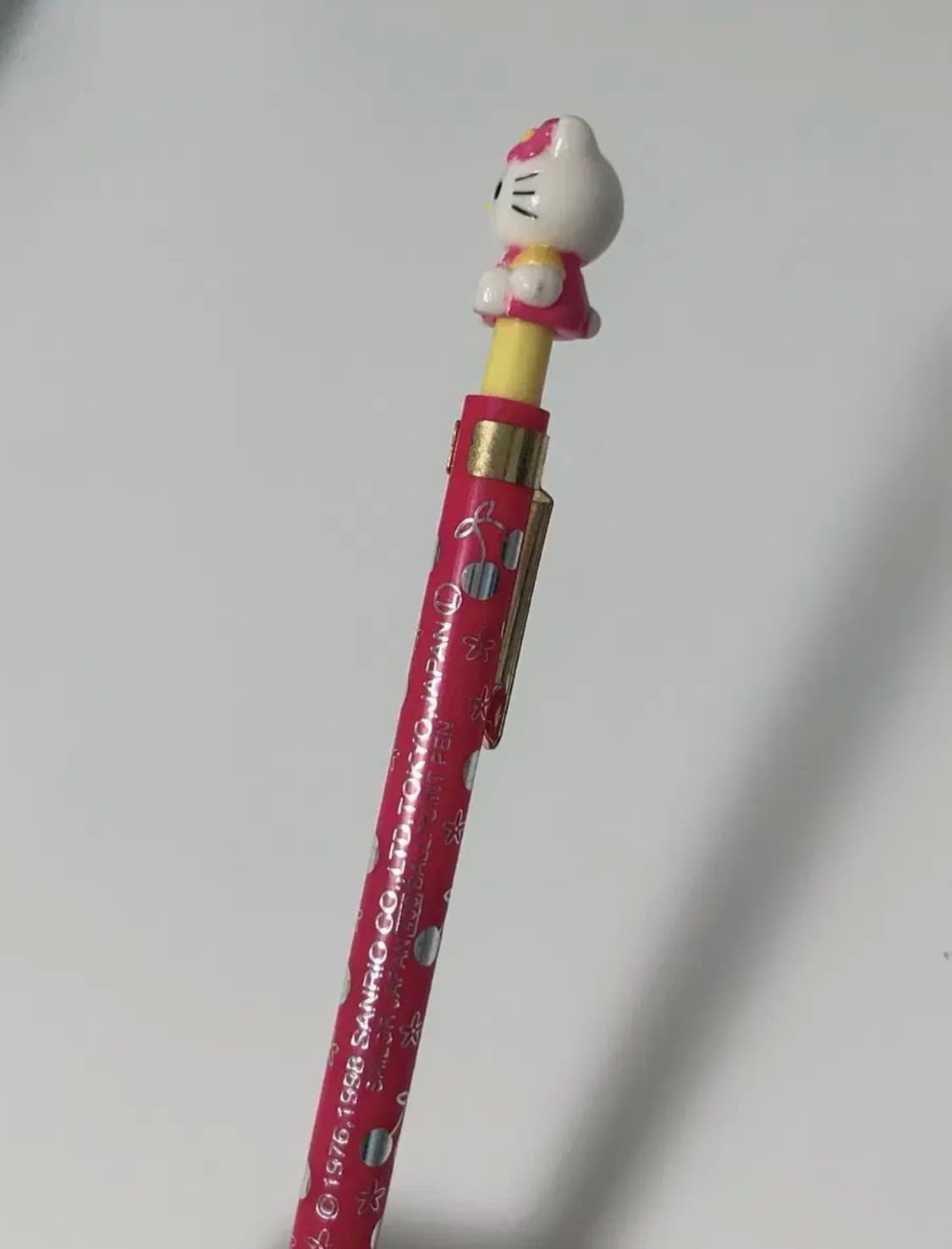 고전 카오하나 키티 볼펜 꽃 필기구 체리 키티 사쿠란보 마이멜로디 상품이미지4