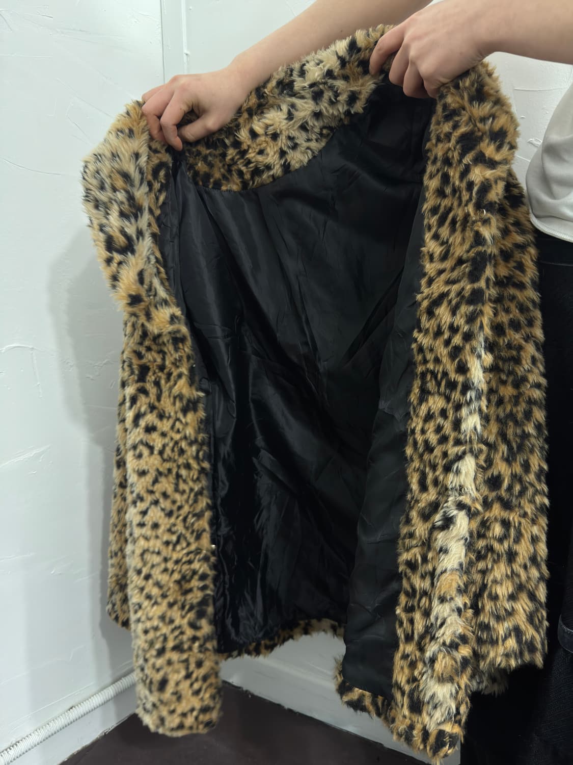 leopard fur coat 상품이미지8