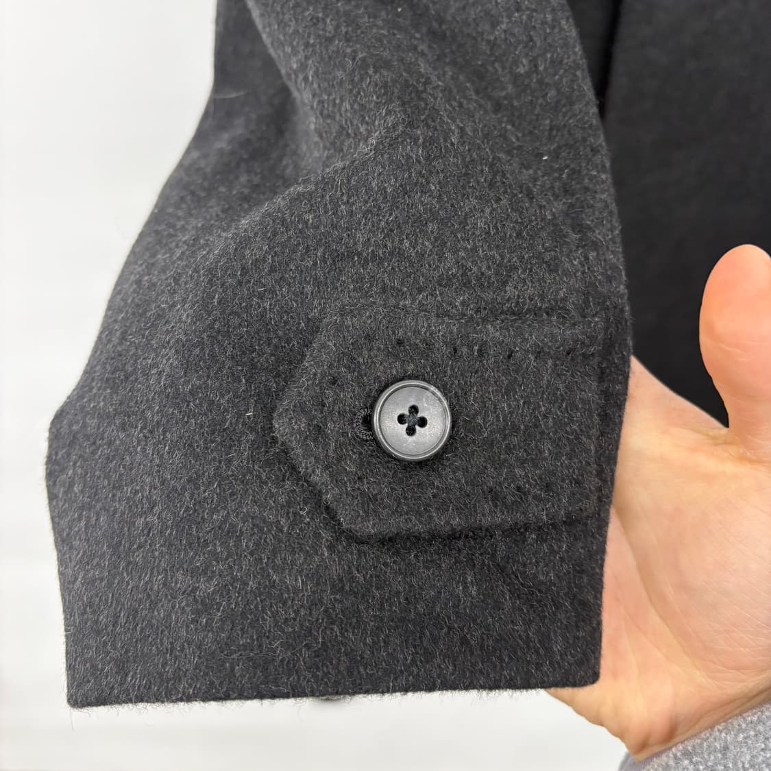 빈티지 캐시미어 100% 싱글 롱 코트 남/M 상품이미지3