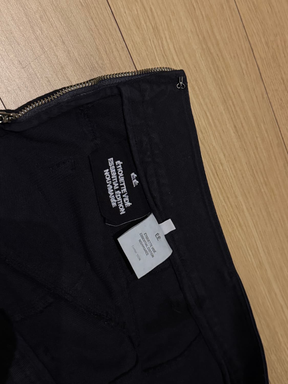 ÉÉ nouvmaree CARGO MAXI SKIRT NAVY 상품이미지7