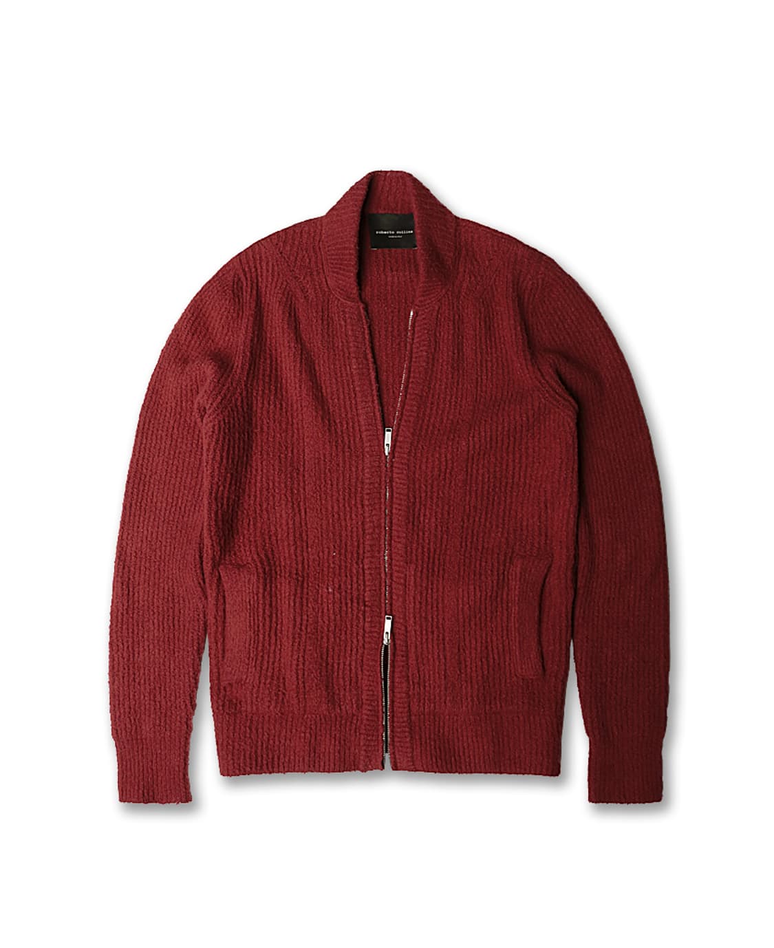 로베르토 콜리나 [Roberto Collina] 부클 이태리 짚업 가디건 상품이미지1