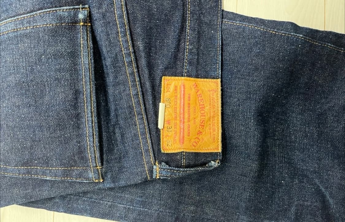 웨어하우스 셀비지진 800. 31/32 (32/32나 33/32교환가능) 상품이미지3