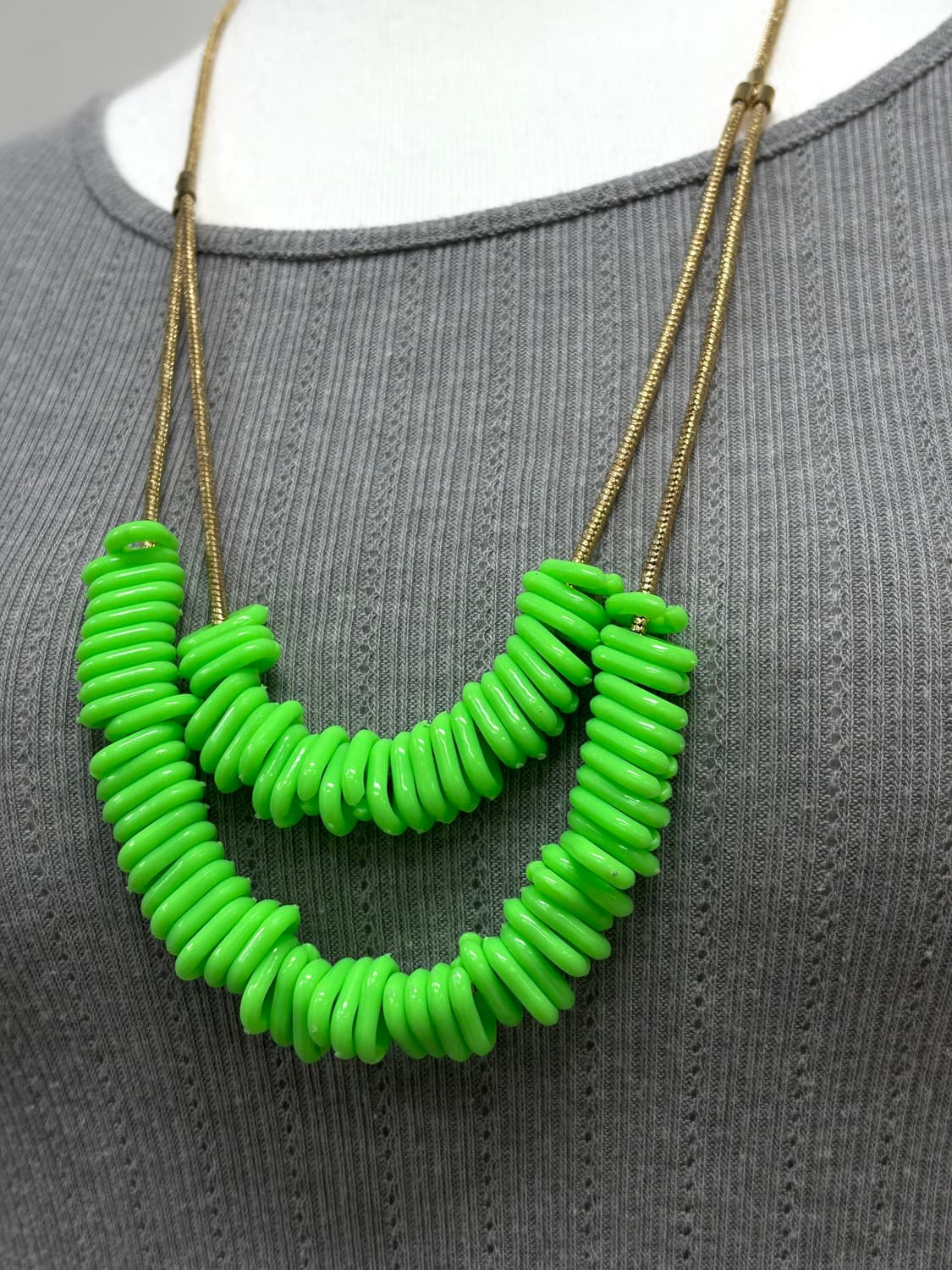 빈티지 유니크 네온 목걸이 상품이미지2