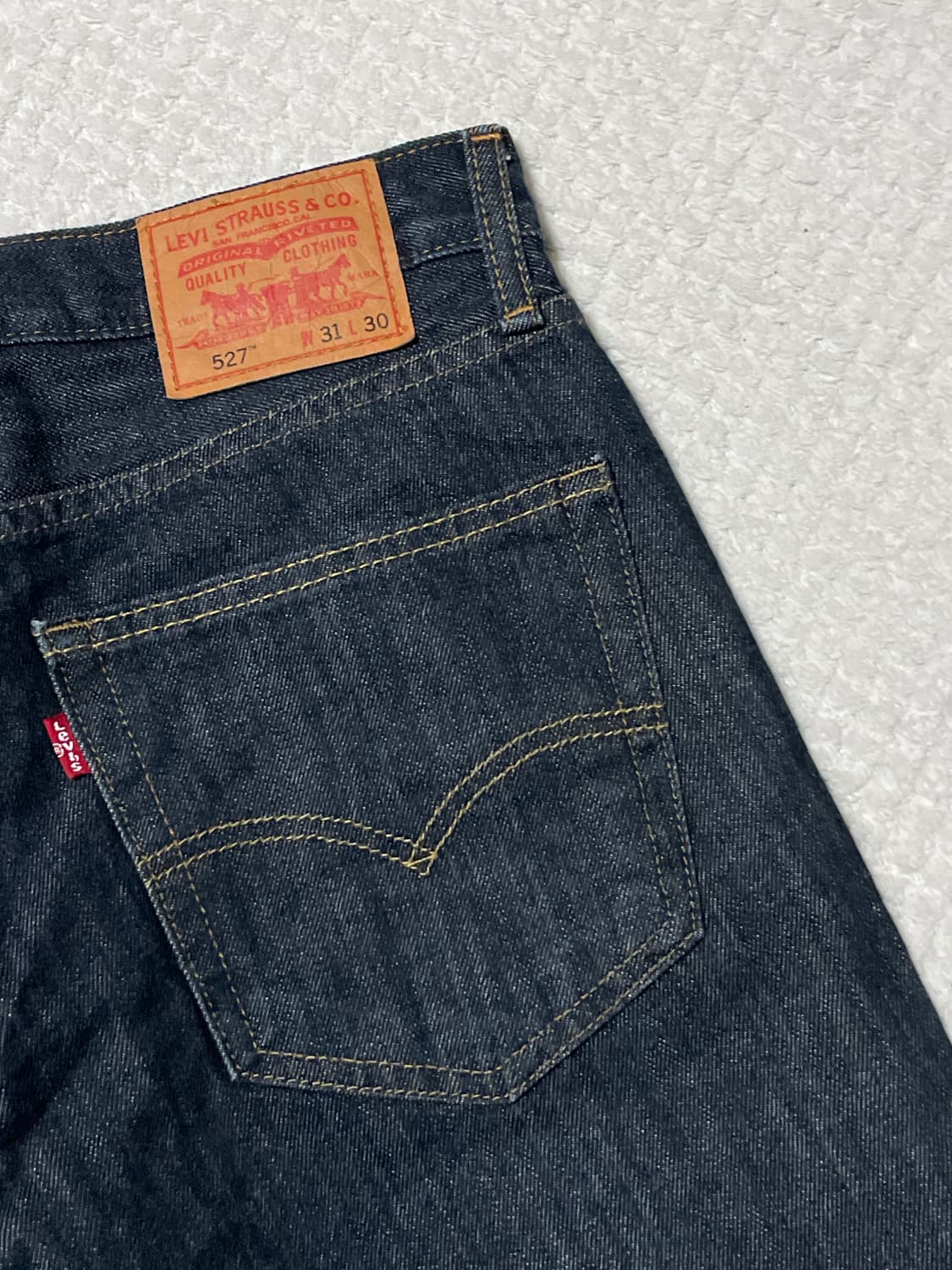 [31X30] 리바이스 527 플레어 핏 부츠컷 데님 팬츠 인디고 상품이미지6