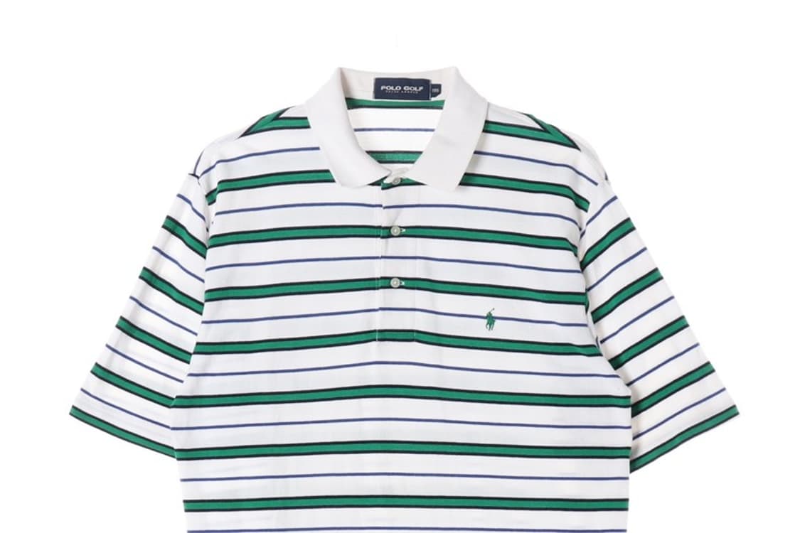 폴로 골프 랄프로렌 그린 스트라이프 카라티 L 상품이미지3