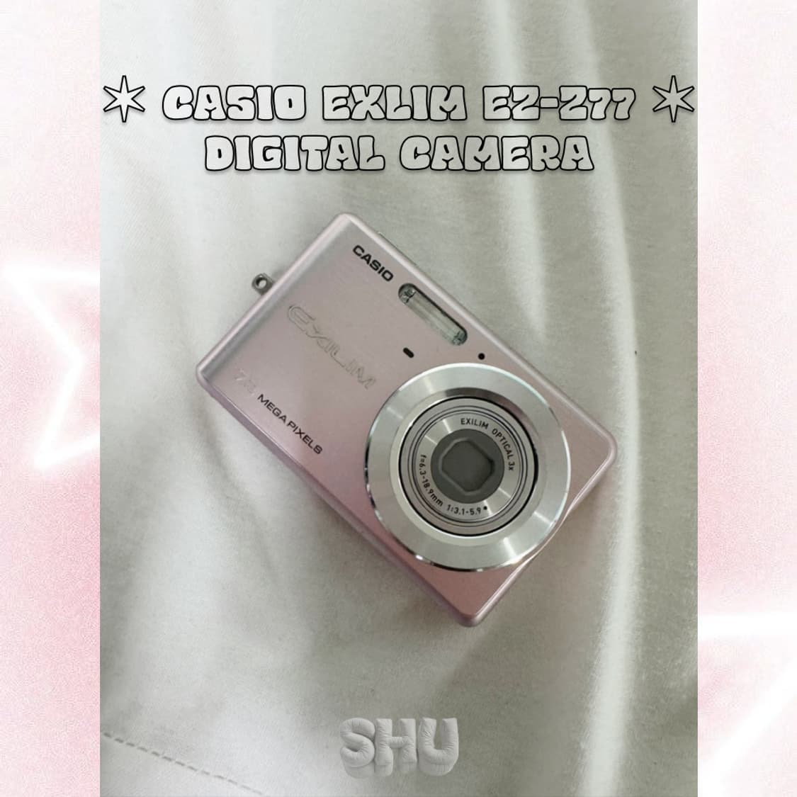 카시오 엑슬림 EXLIM EZ-Z77 빈티지 디카 핑크  상품이미지2
