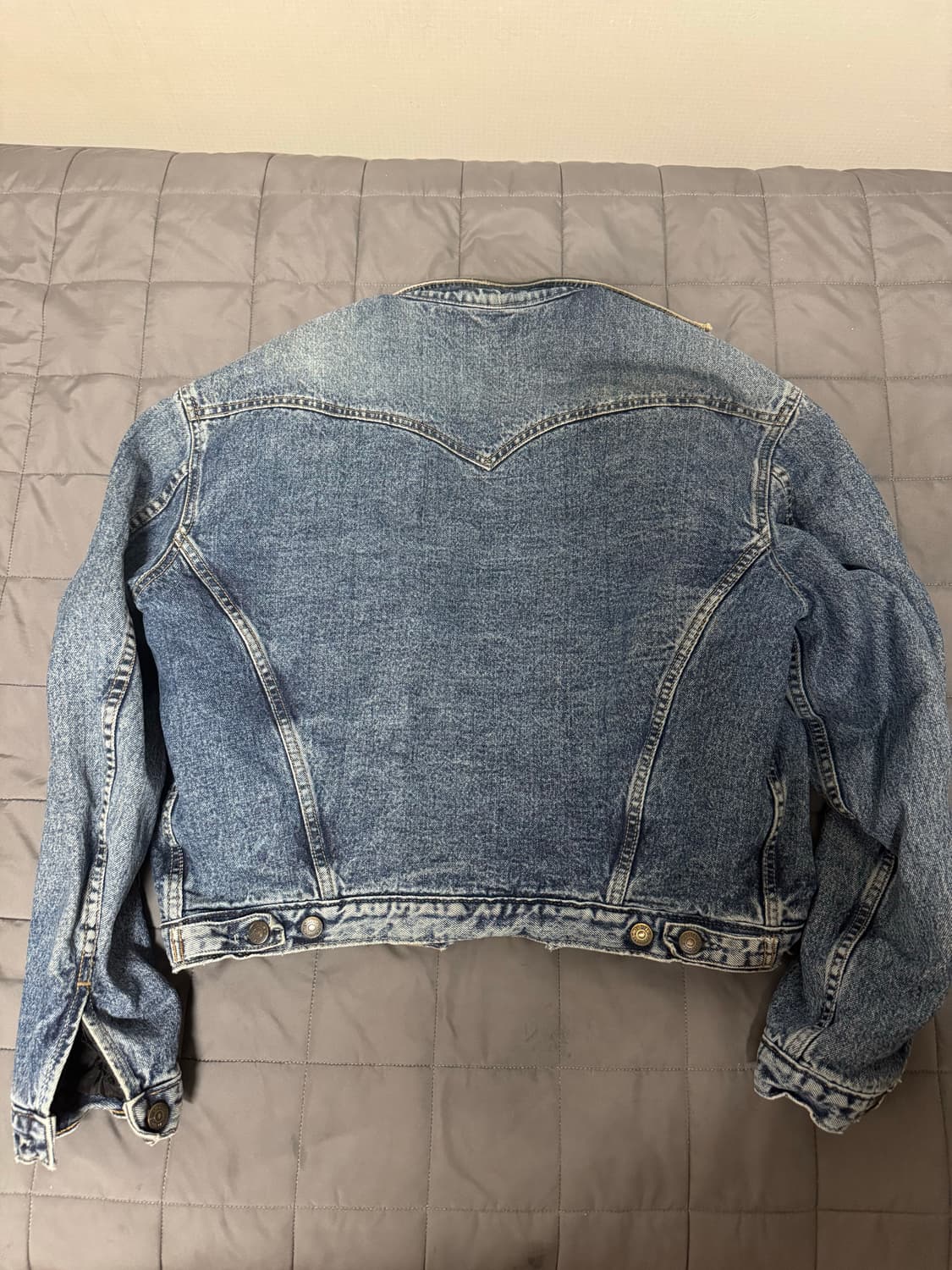 80s levis 퀼팅 데님 3세대 자켓 usa 빈티지 상품이미지2