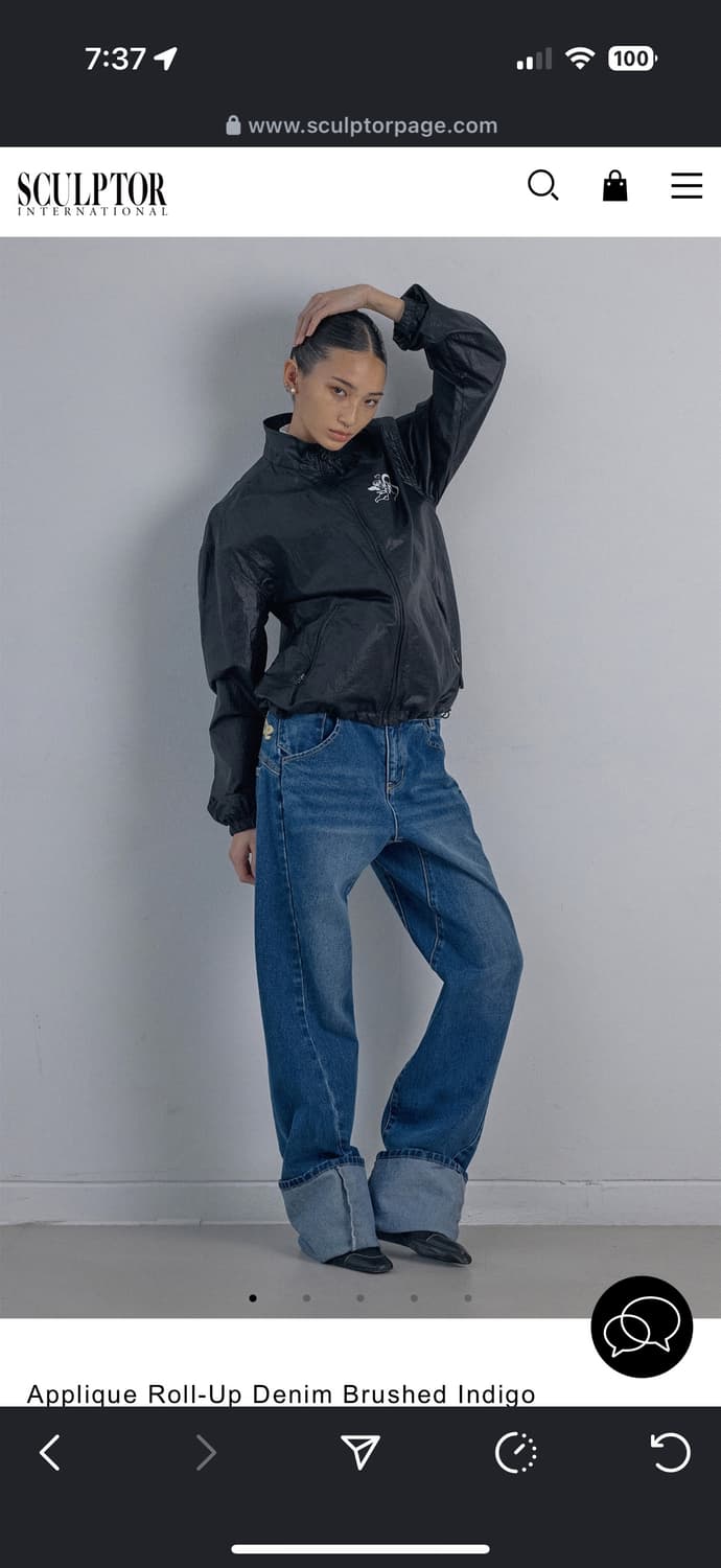 스컬프터 데님 새상품 m사이즈 상품이미지1