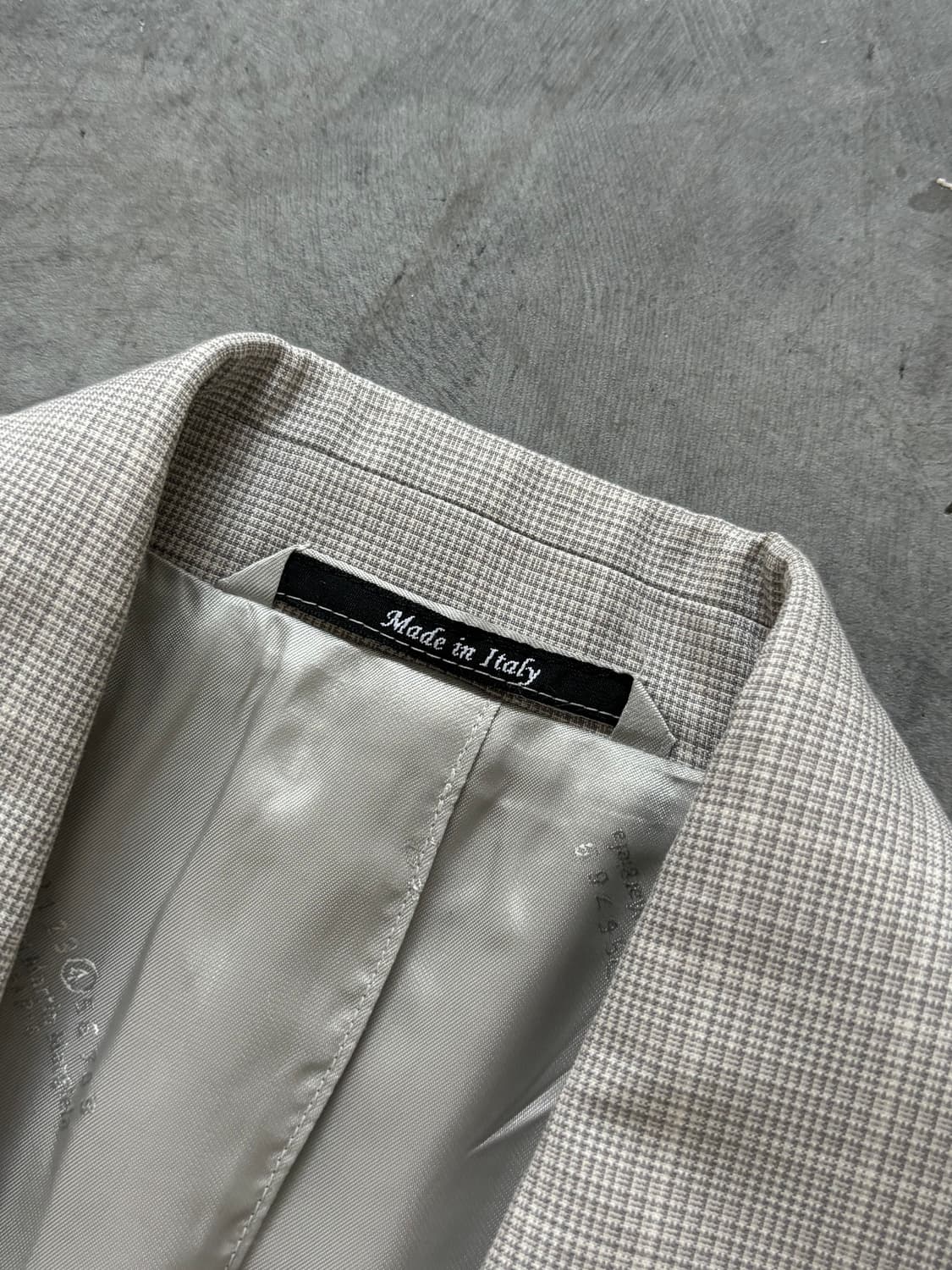 Maison Margiela 메종 마르지엘라 그레이 체크 블레이저 자켓 상품이미지3