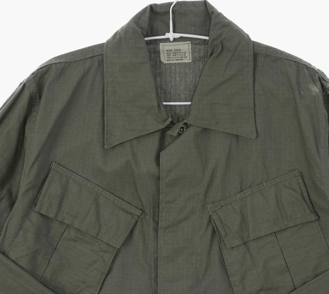 M) 코튼 밀리터리 퍼티그 자켓 상품이미지3