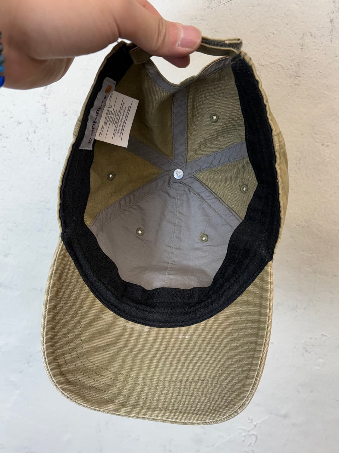 칼하트 빈티지 볼캡 카키 상품이미지3