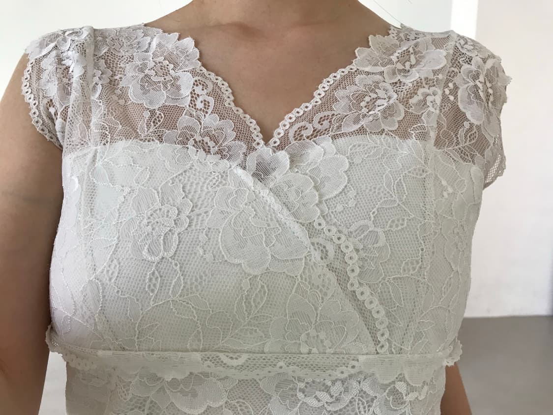 vintage ivory lace sleeveless 상품이미지2