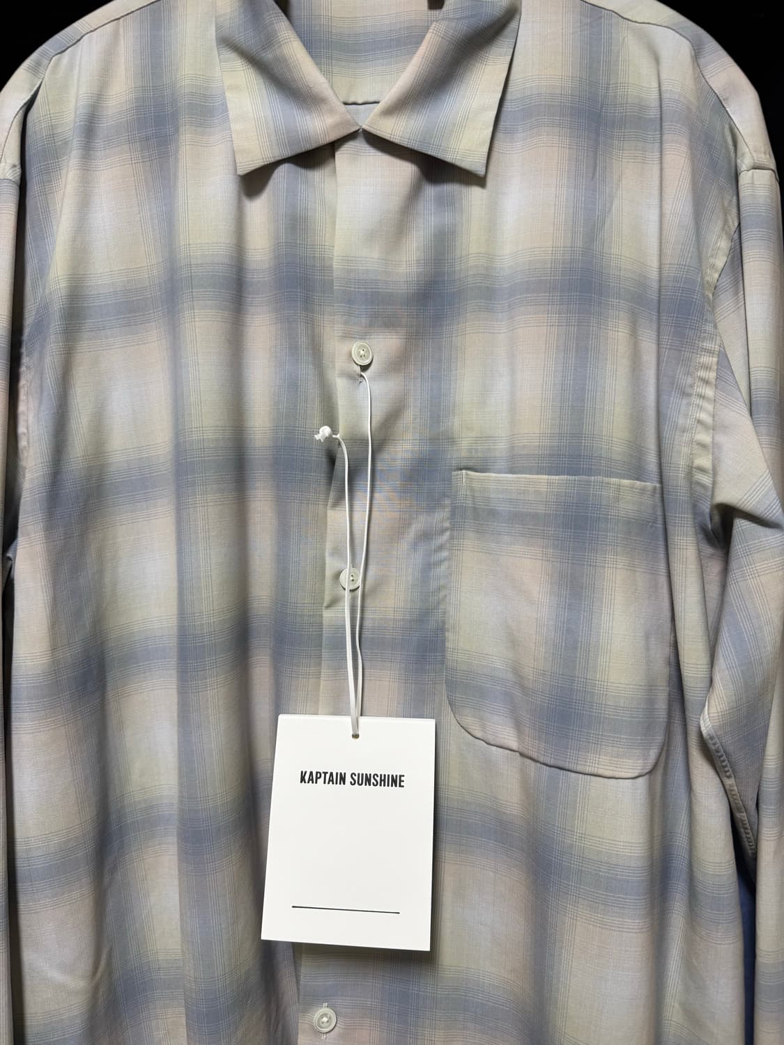 캡틴선샤인 체크 셔츠 40사이즈 상품이미지4