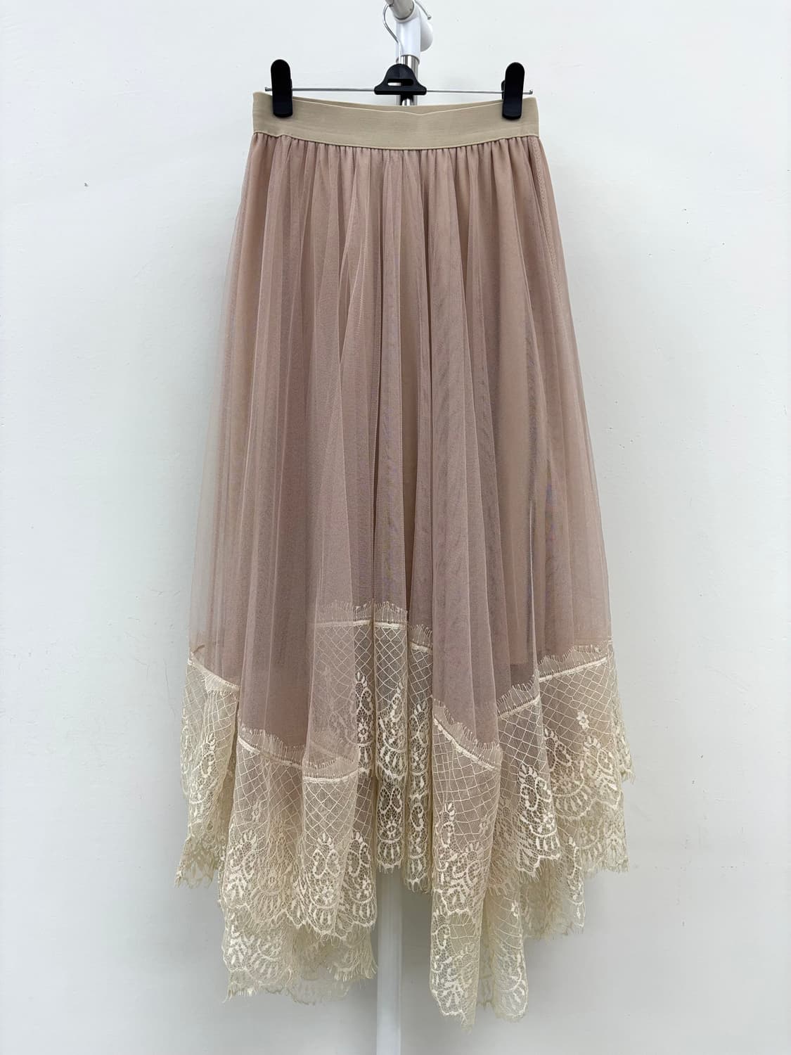 빈티지 핑크 샤 스커트 상품이미지4